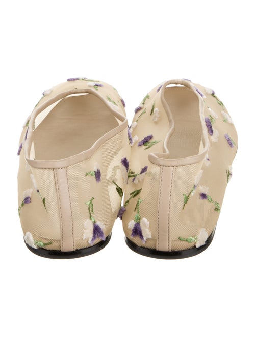 Khaite Marcy Mesh Ballet Flats