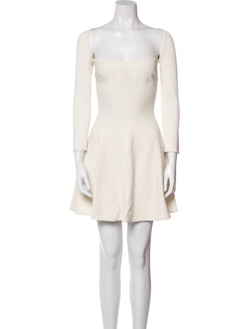 Khaite Virgin Wool Mini Dress