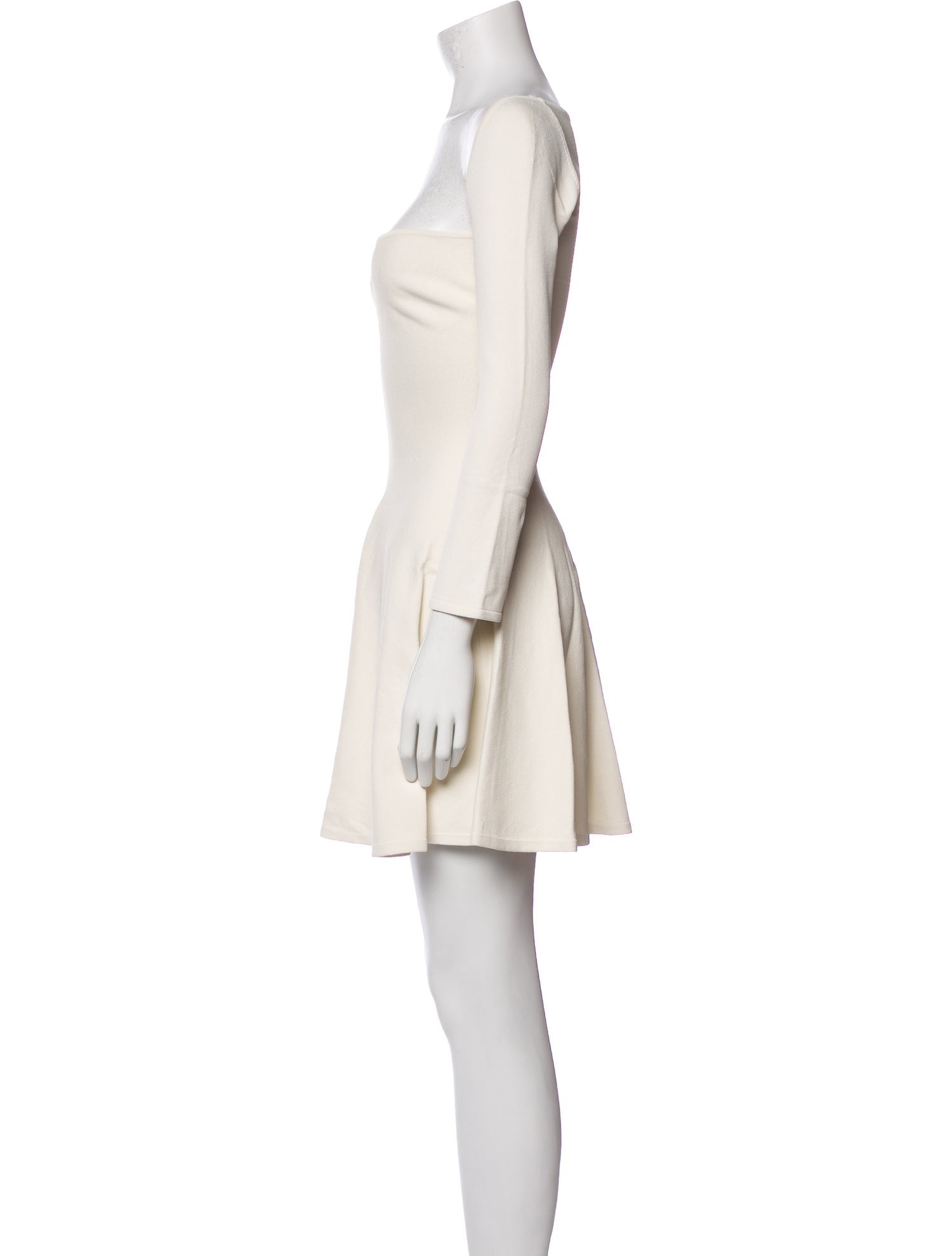 Khaite Virgin Wool Mini Dress