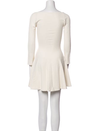 Khaite Virgin Wool Mini Dress