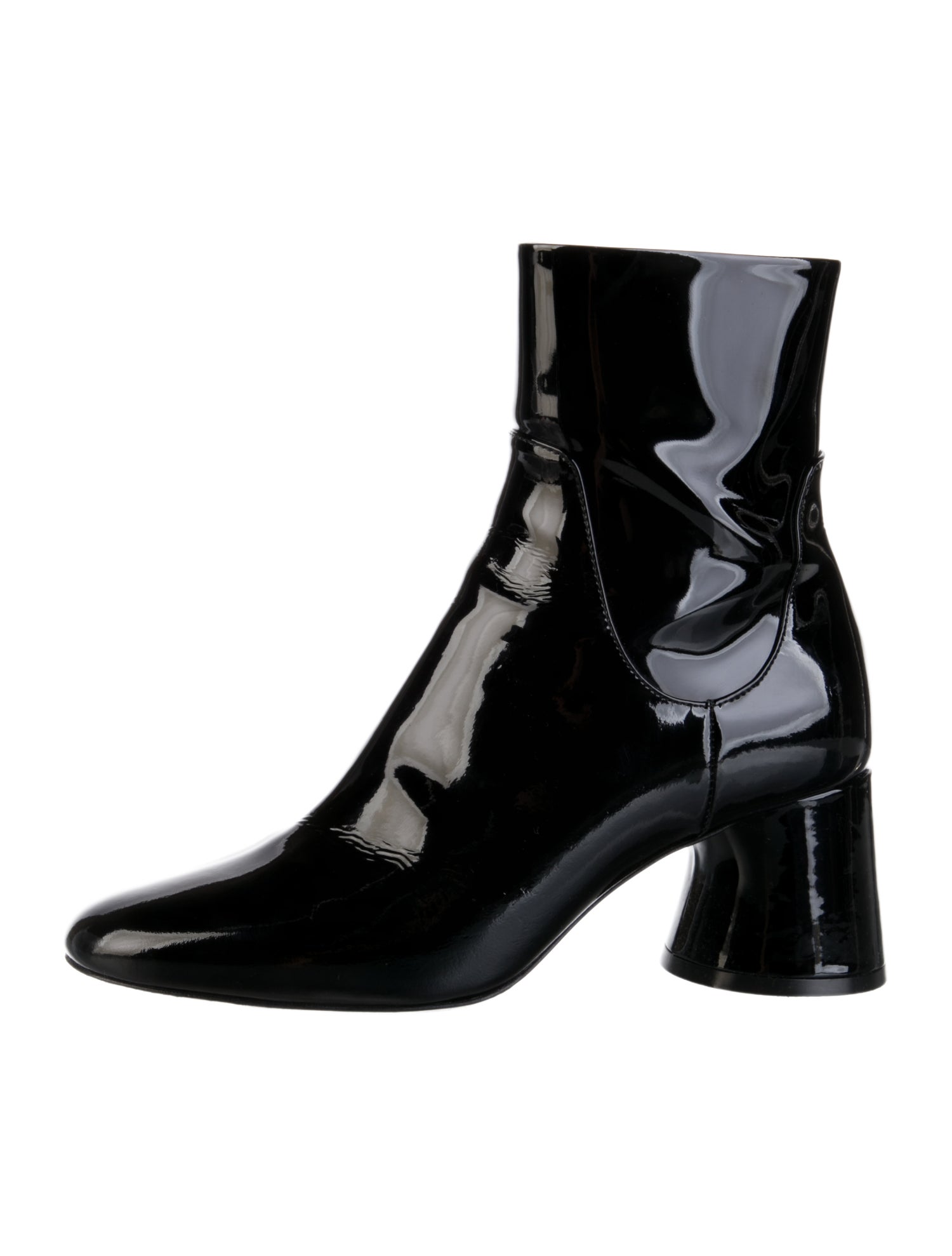 Khaite Patent Leather Sock Boots