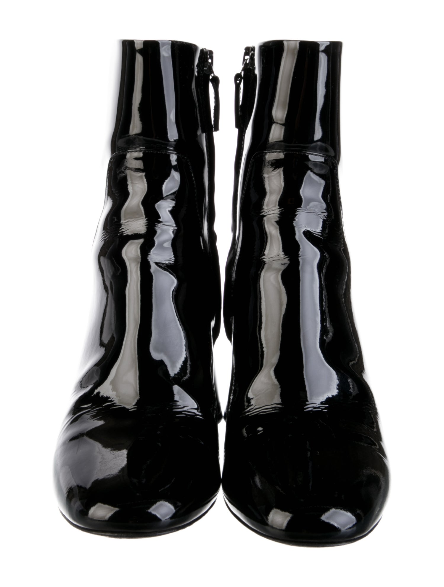 Khaite Patent Leather Sock Boots