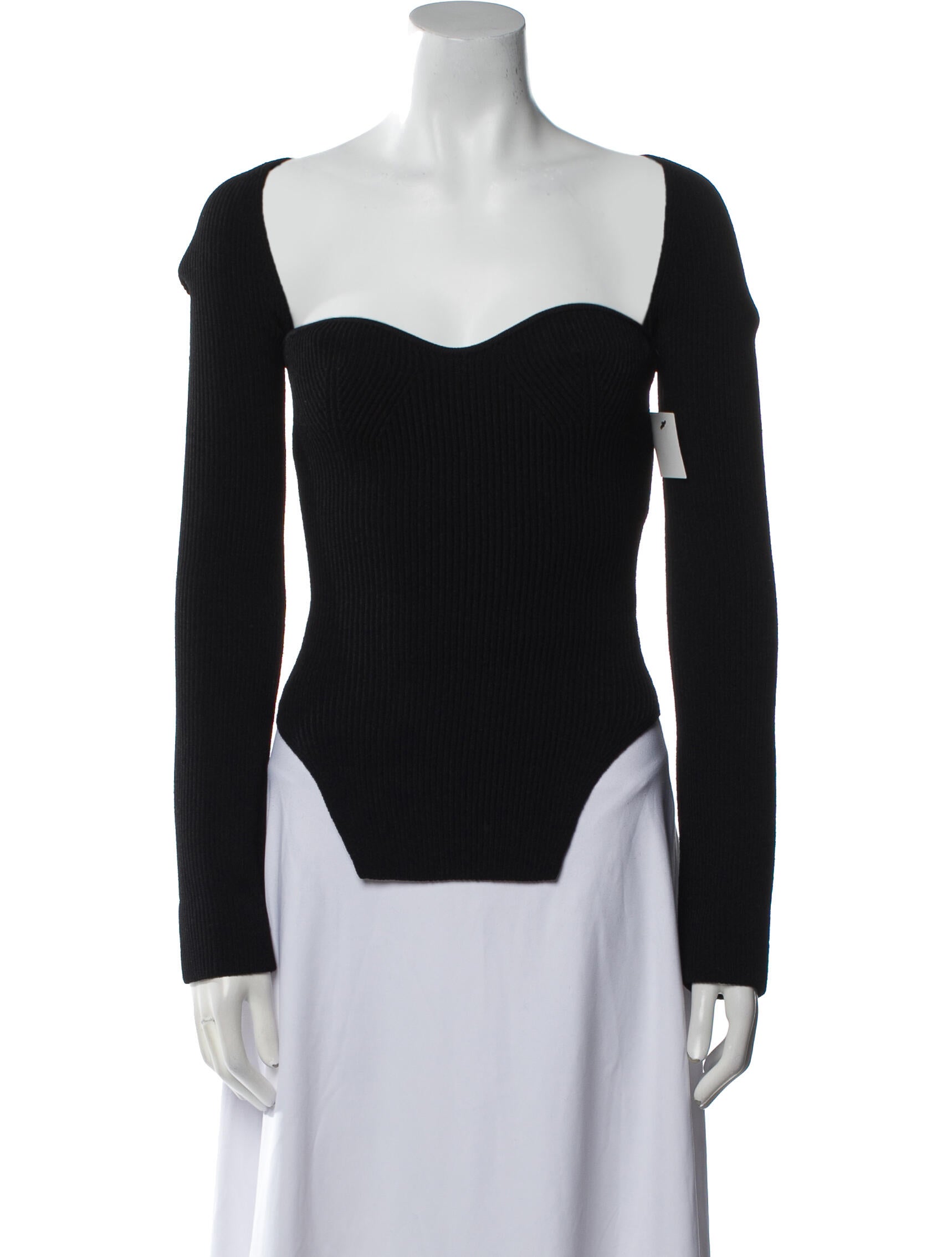 Khaite Square Neckline Mini Dress