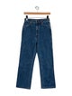 Khaite High-Rise Straight Leg Jeans