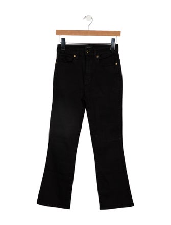 Khaite Mid-Rise Straight Leg Jeans