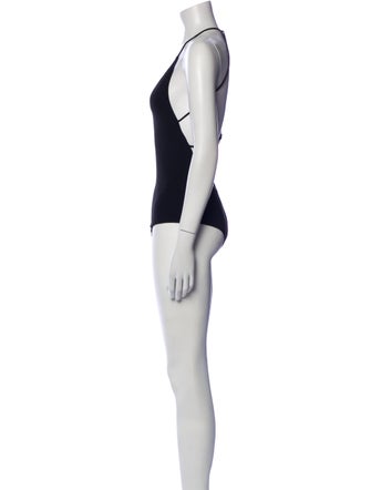 Khaite Wool Scoop Neck Bodysuit