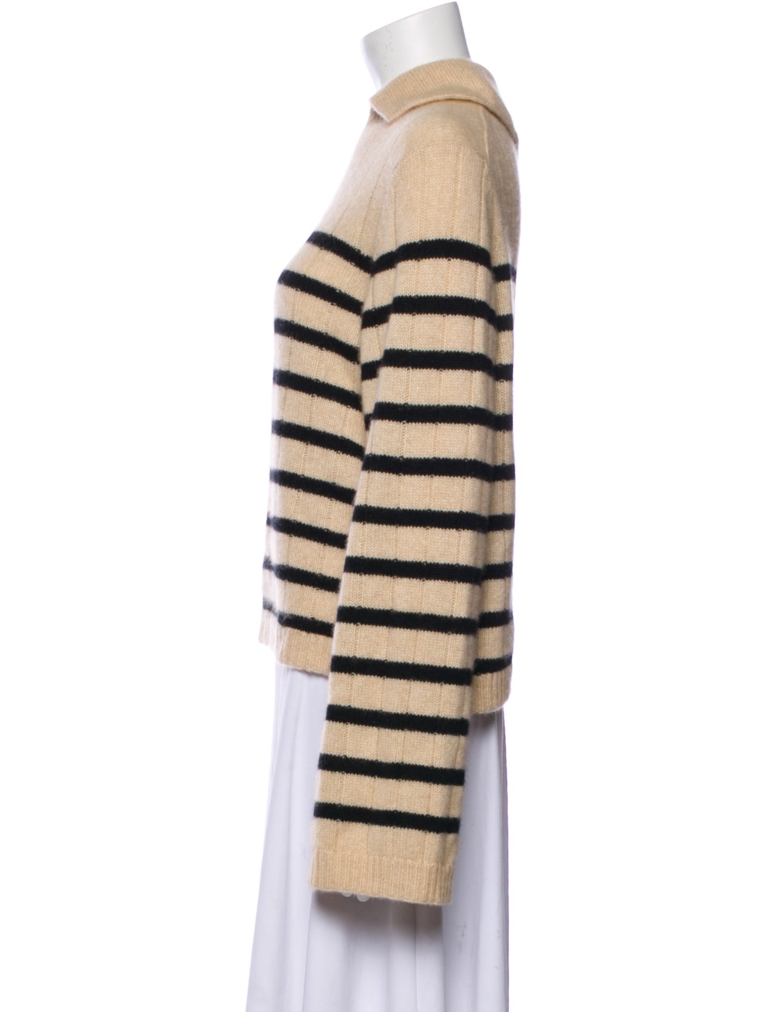 Khaite Cashmere Striped Sweater
