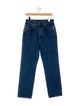 Khaite High-Rise Straight Leg Jeans