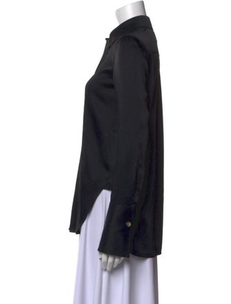 Khaite Long Sleeve Button-Up Top