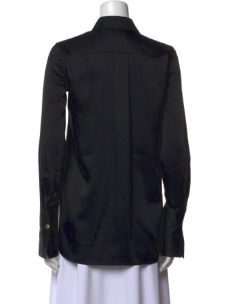 Khaite Long Sleeve Button-Up Top
