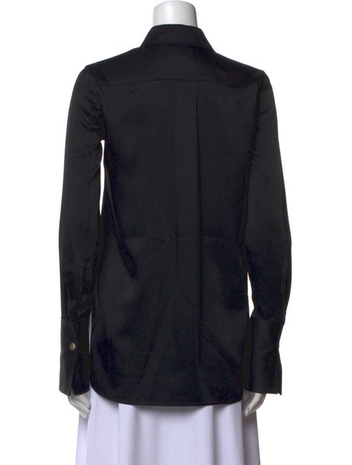 Khaite Long Sleeve Button-Up Top