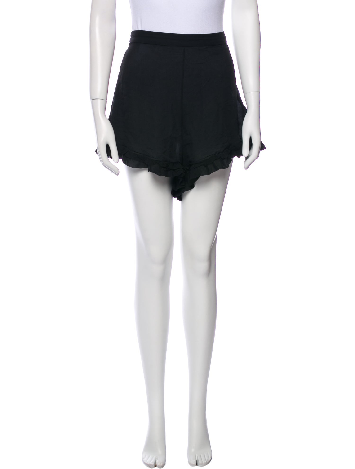 Khaite Silk Mini Shorts