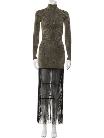 Khaite Turtleneck Long Dress