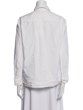 Khaite Long Sleeve Button-Up Top