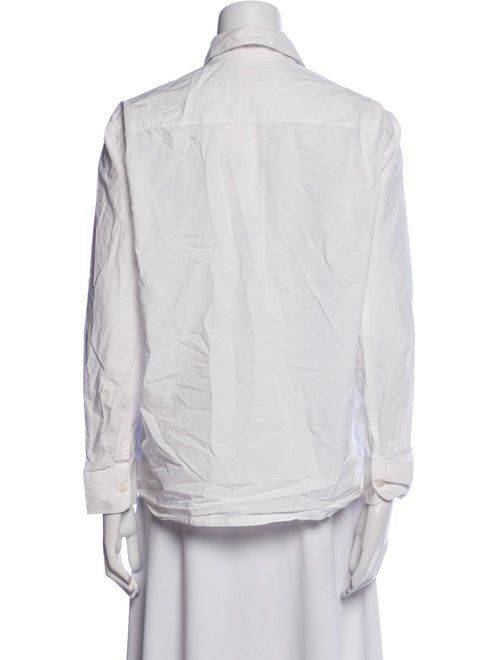 Khaite Long Sleeve Button-Up Top