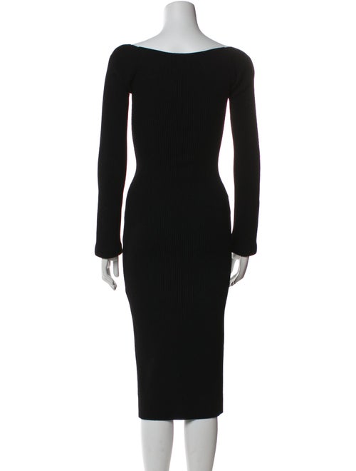 Khaite Square Neckline Midi Length Dress