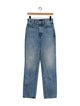 Khaite High-Rise Straight Leg Jeans