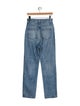 Khaite High-Rise Straight Leg Jeans