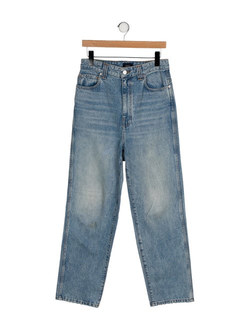 Khaite High-Rise Wide Leg Jeans