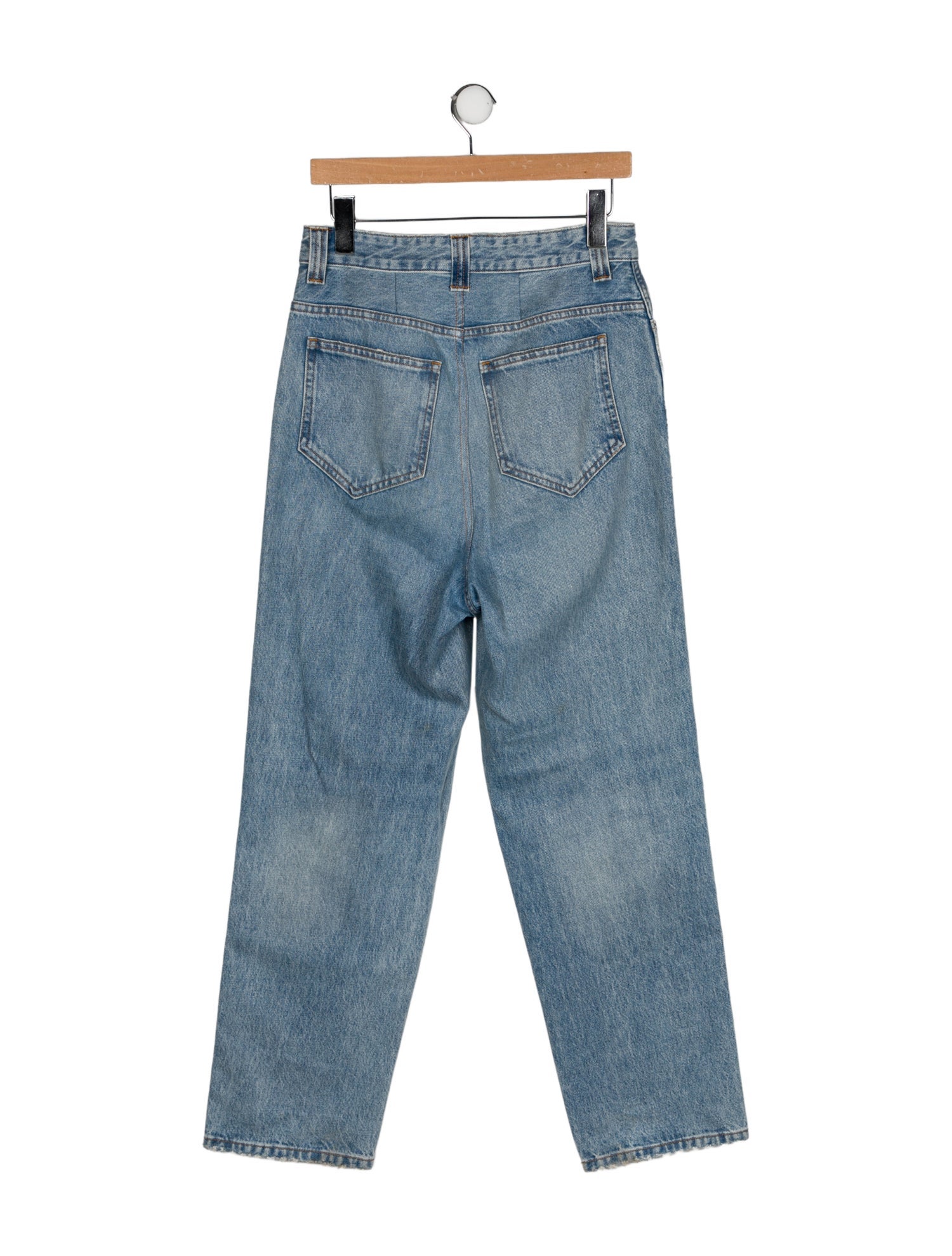 Khaite High-Rise Wide Leg Jeans