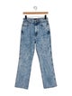 Khaite High-Rise Straight Leg Jeans