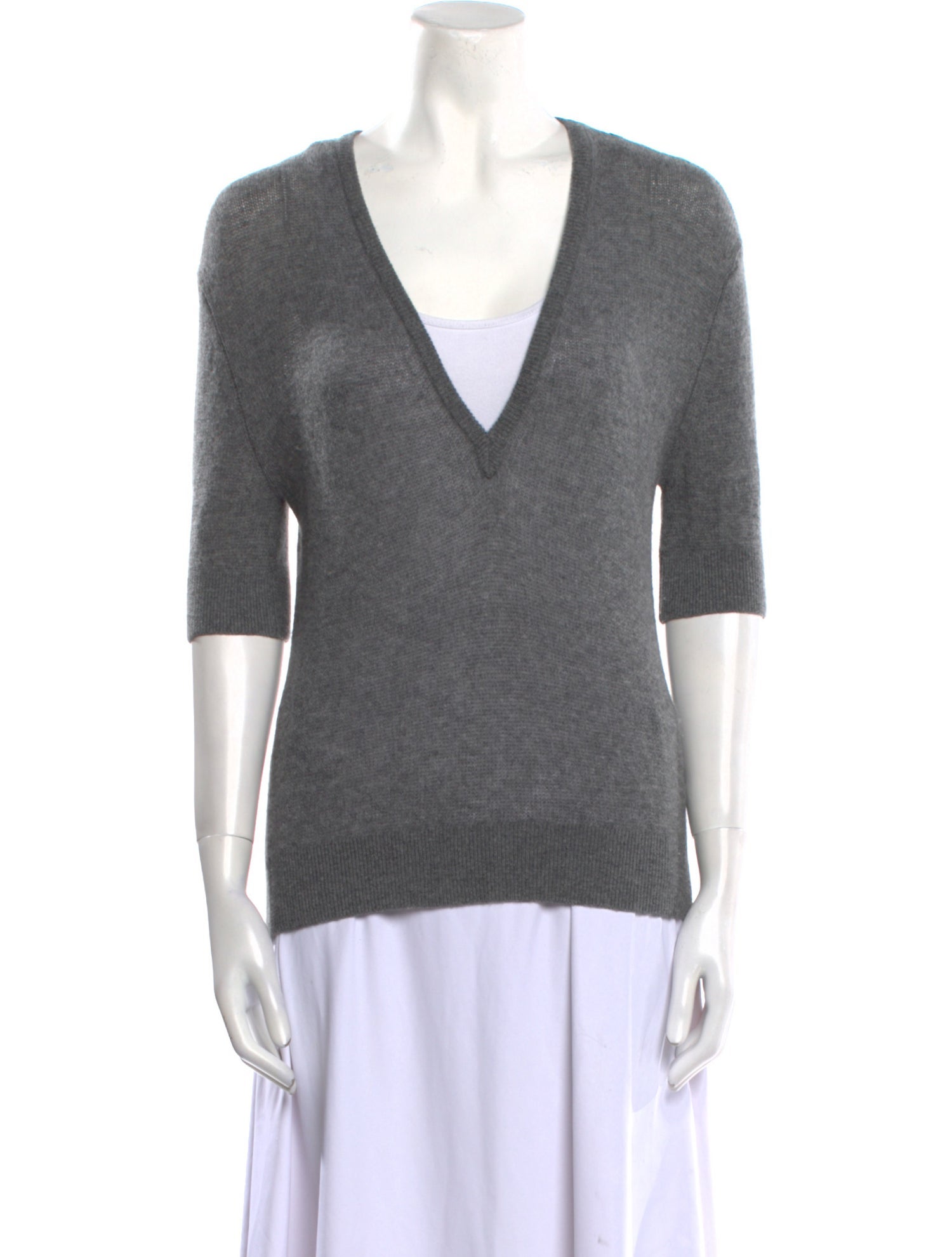 Khaite Cashmere V-Neck Sweater