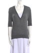Khaite Cashmere V-Neck Sweater