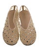 Khaite Mesh Crystal Embellishments Ballet Flats
