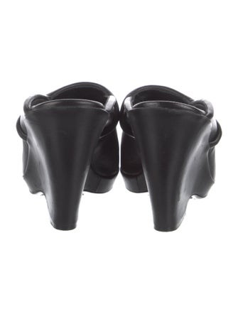 Khaite Leather Slides