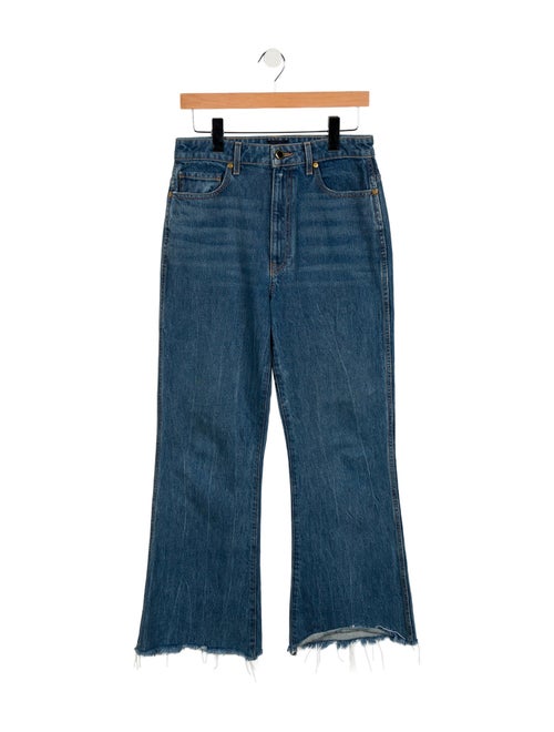 Khaite High-Rise Wide Leg Jeans