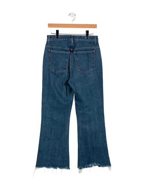 Khaite High-Rise Wide Leg Jeans