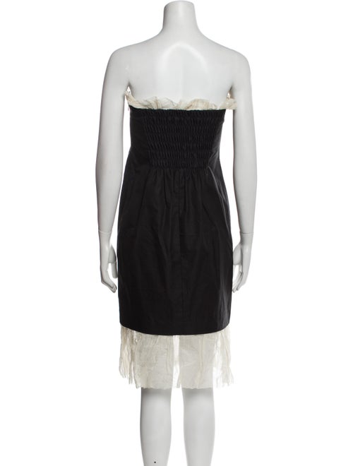 Khaite Colorblock Pattern Mini Dress