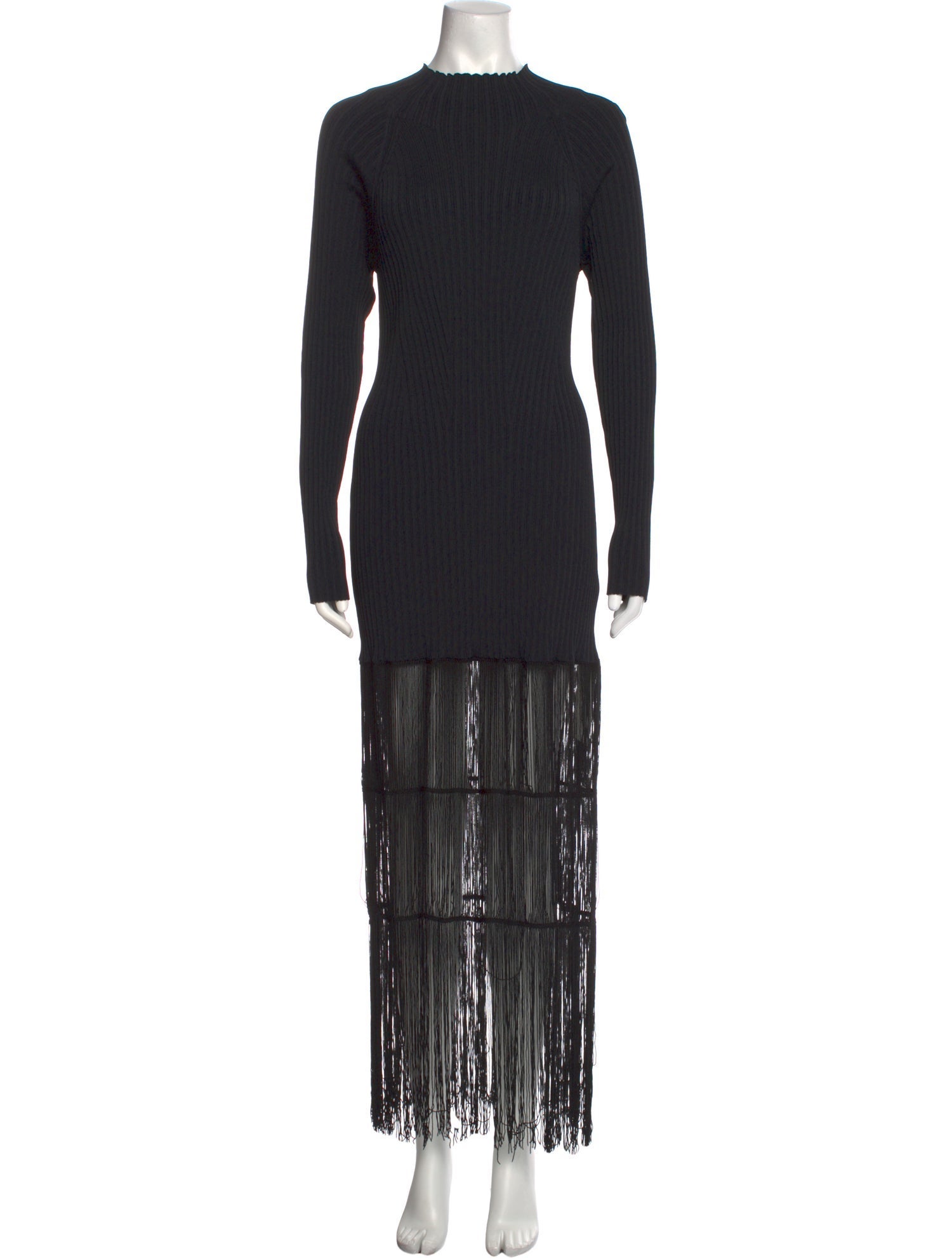 Khaite Mock Neck Mini Dress