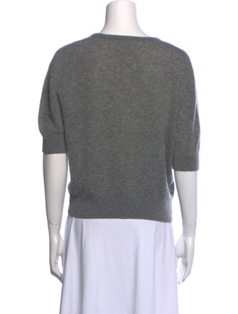 Khaite Cashmere V-Neck Crop Top