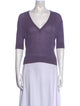 Khaite Cashmere V-Neck Top