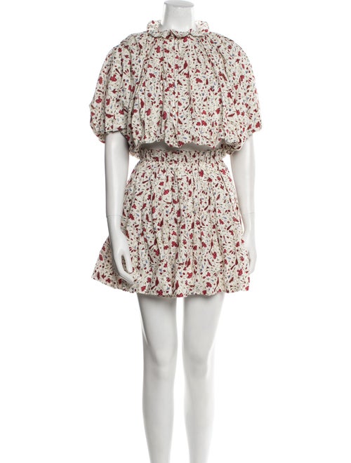 Khaite x Bonpoint Girls' Floral Skirt Set