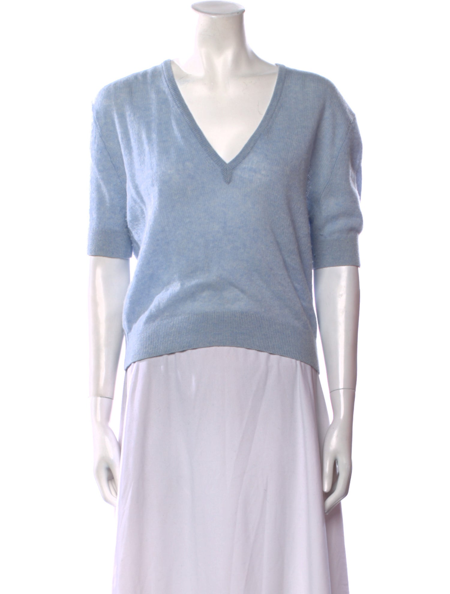 Khaite Cashmere V-Neck Sweater