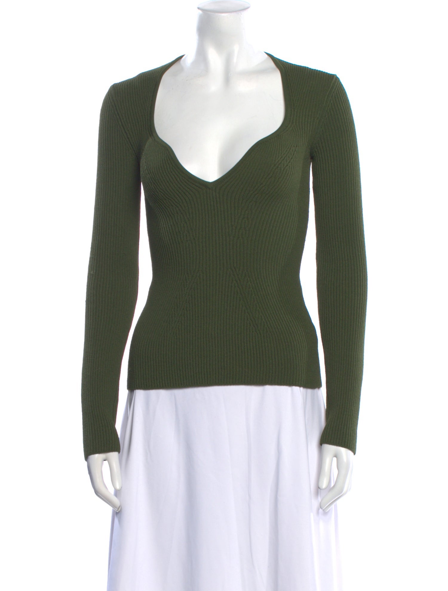 Khaite Plunge Neckline Sweater