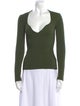 Khaite Plunge Neckline Sweater