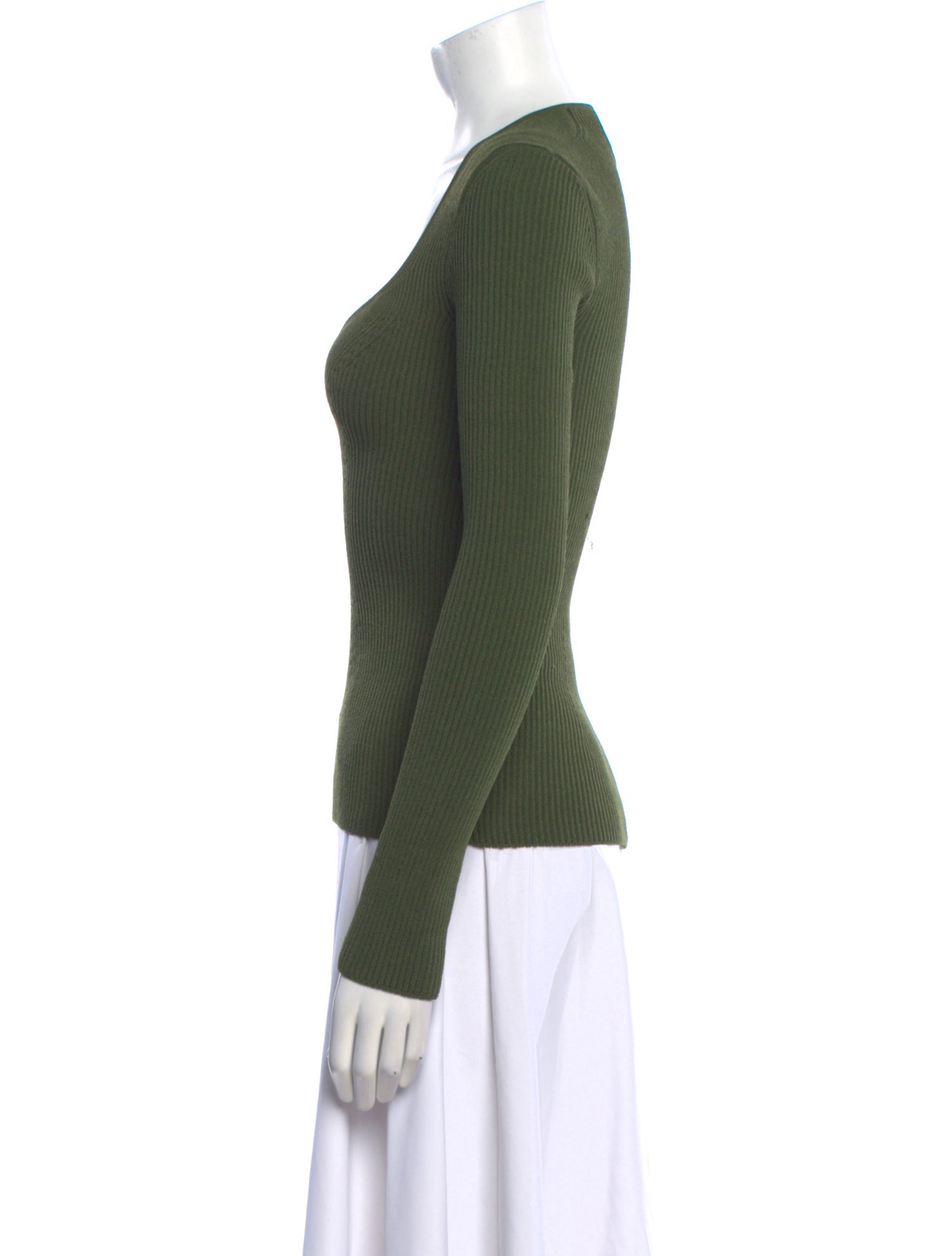 Khaite Plunge Neckline Sweater