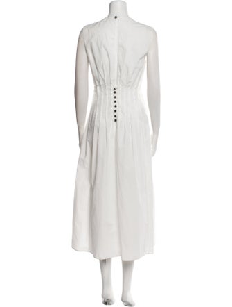 Khaite Crew Neck Long Dress