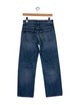 Khaite Mid-Rise Straight Leg Jeans