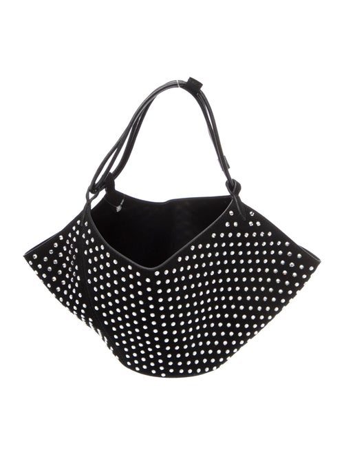 Khaite Suede Top Handle Bag