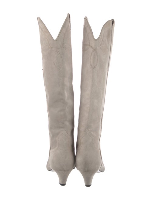 Khaite Suede Western Boots