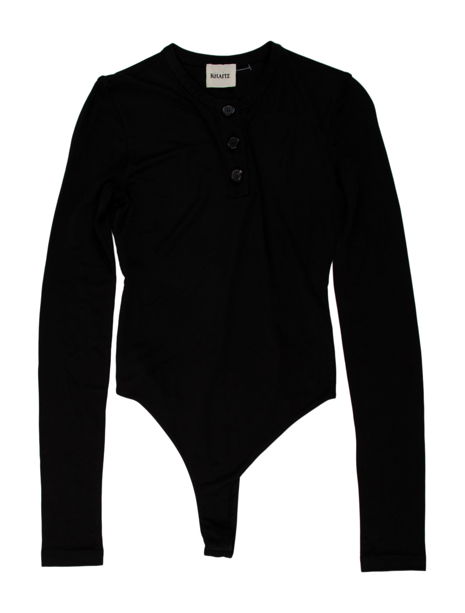 Khaite Crew Neck Long Sleeve Bodysuit