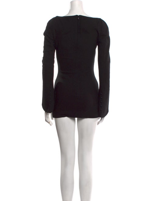 Khaite Square Neckline Mini Dress