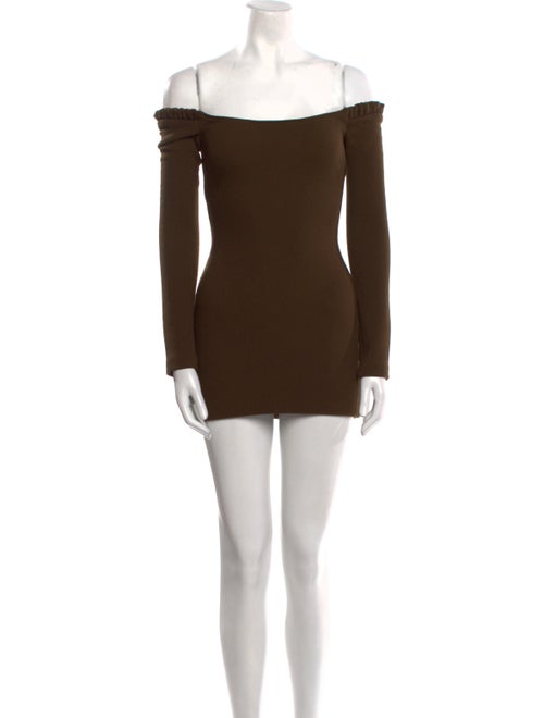 Khaite Virgin Wool Mini Dress