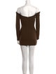 Khaite Virgin Wool Mini Dress