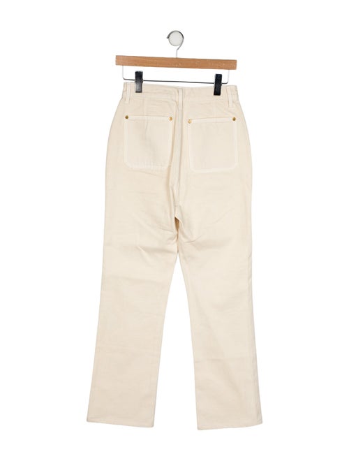 Khaite High-Rise Straight Leg Jeans
