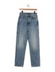 Khaite High-Rise Straight Leg Jeans